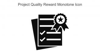 Project Quality Reward Monotone Icon In Powerpoint Pptx Png And Editable Eps Format