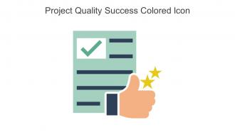 Project Quality Success Colored Icon In Powerpoint Pptx Png And Editable Eps Format