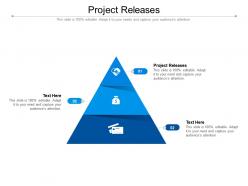 Project releases ppt powerpoint presentation slides icons cpb