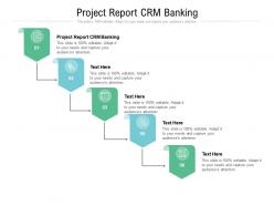 Project report crm banking ppt powerpoint presentation ideas graphics tutorials cpb