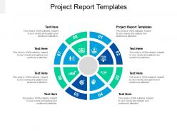 Project report templates ppt powerpoint presentation infographic template slide download cpb