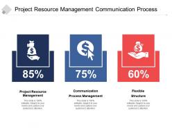 Project resource management communication process management flexible structure cpb