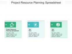 Project resource planning spreadsheet ppt powerpoint presentation infographic template graphics download cpb