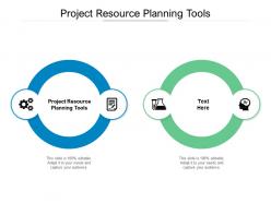 Project resource planning tools ppt powerpoint presentation professional visuals cpb