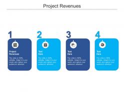 Project revenues ppt powerpoint presentation show deck cpb