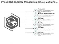 project_risk_business_management_issues_marketing_segmentation_strategy_cpb_Slide01