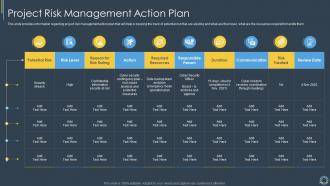 Project Risk Management Action Plan Critical Components Of Project Management IT