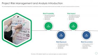 Project Risk Management And Analysis Introduction
