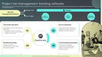 Project Risk Management Tracking Software Strategies For Effective Risk Mitigation