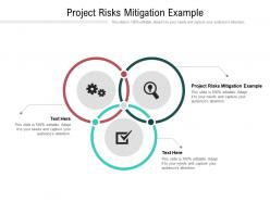 Project risks mitigation example ppt powerpoint presentation professional slideshow cpb