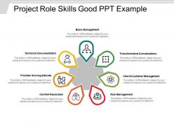 Project Role Skills Good Ppt Example