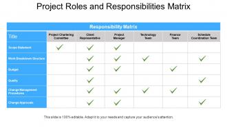 Project roles and responsibilities matrix powerpoint guide