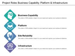 Project roles business capability platform and infrastructure