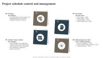 Project Schedule Control And Management