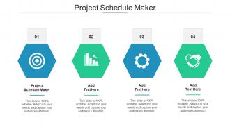 Project Schedule Maker Ppt PowerPoint Presentation Ideas Graphics Template Cpb