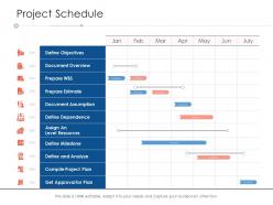 Project Schedule Project Strategy Process Scope And Schedule Ppt Styles Portfolio