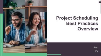 Project Scheduling Best Practices Overview PPT Summary AT