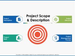 Project scope and description goal ppt powerpoint presentation file skills