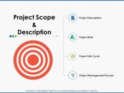 Project Scope And Description Management Process Ppt Presentation Slides