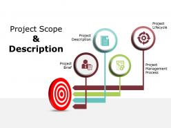 Project Scope And Description Ppt Powerpoint Presentation Gallery Graphics Tutorials