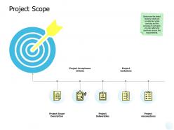 Project scope assumptions ppt powerpoint presentation guide