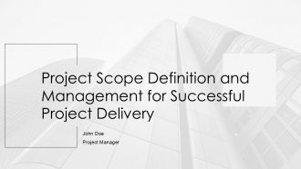 Project Scope Definition And Management For Successful Project Delivery PPT Structure AT Project Scope Definition And Management For Successful Project Delivery PPT Structure AT