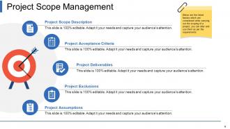 Project Scope Framework Powerpoint Presentation Slides