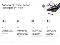 Project Scope Management Plan Powerpoint Presentation Slides