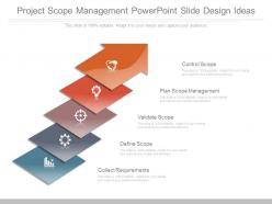 Project scope management powerpoint slide design ideas