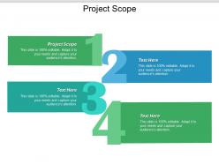 Project scope ppt powerpoint presentation portfolio maker cpb