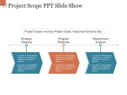 Project scope ppt slide show
