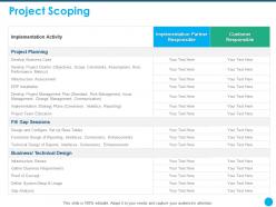 Project Scoping Implementation Activity Ppt Powerpoint Presentation Inspiration