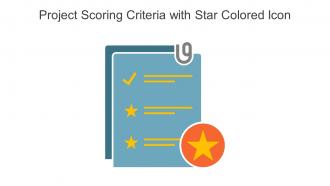 Project Scoring Criteria With Star Colored Icon In Powerpoint Pptx Png And Editable Eps Format