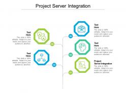 Project server integration ppt powerpoint presentation portfolio visual aids cpb
