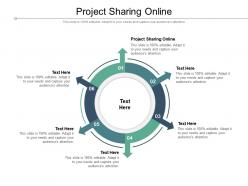 Project sharing online ppt powerpoint presentation infographic template background cpb