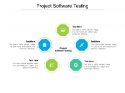Project software testing ppt powerpoint presentation infographic template show cpb