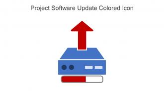 Project Software Update Colored Icon In Powerpoint Pptx Png And Editable Eps Format