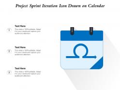 Project Sprint Iteration Icon Drawn On Calendar