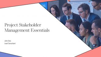 Project Stakeholder Management Essentials PPT Example AT