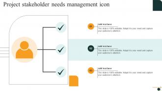 Project Stakeholder Needs Management Icon