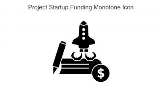 Project Startup Funding Monotone Icon In Powerpoint Pptx Png And Editable Eps Format