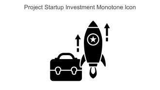 Project Startup Investment Monotone Icon In Powerpoint Pptx Png And Editable Eps Format