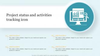 Project Status And Activities Tracking Icon