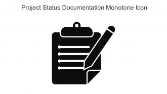 Project Status Documentation Monotone Icon In Powerpoint Pptx Png And Editable Eps Format