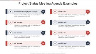 Project Status Meeting Agenda Examples In Powerpoint And Google Slides Cpb