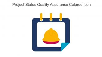 Project Status Quality Assurance Colored Icon In Powerpoint Pptx Png And Editable Eps Format