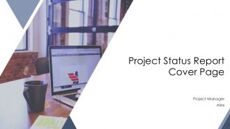 Project Status Report PPT Mockup AT