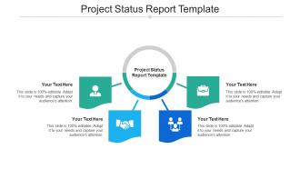 Project Status Report Template Ppt Powerpoint Presentation Styles Background Designs Cpb
