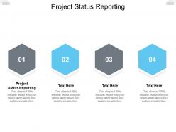 Project status reporting ppt powerpoint presentation ideas images cpb