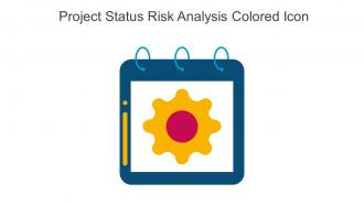 Project Status Risk Analysis Colored Icon In Powerpoint Pptx Png And Editable Eps Format